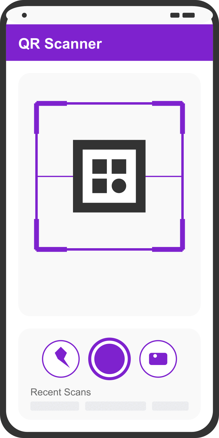 QR Scanner App Screenshot